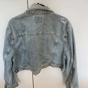Cropped Denim Jacket- size XXL (size 20)